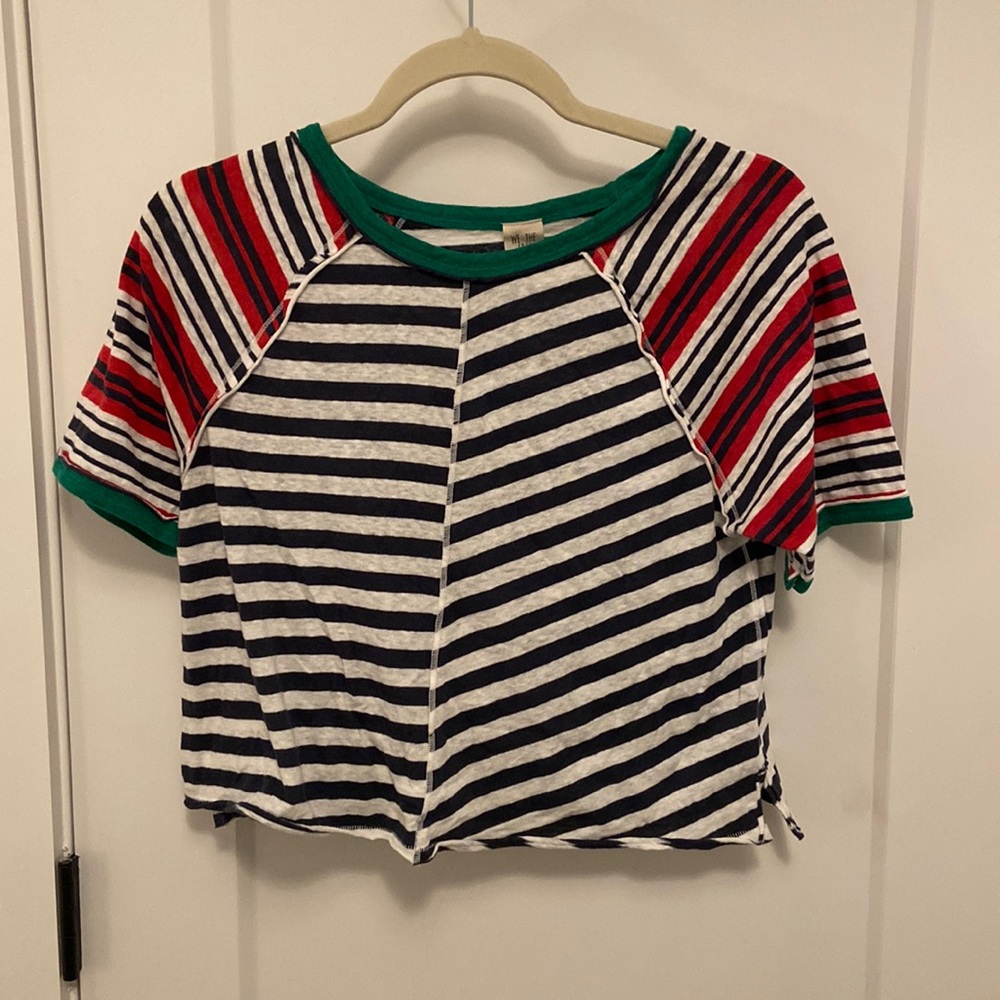 Free people cropped tee